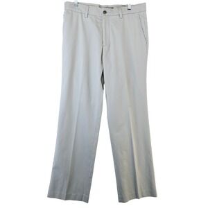 Ariat Performance Khaki Pants Men's 32x32 Straight Leg Cotton Chino‎ Flat Front